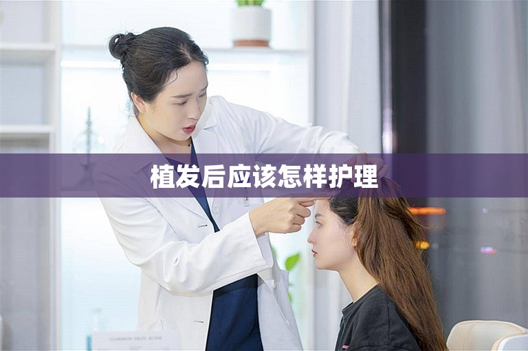 植发后应该怎样护理