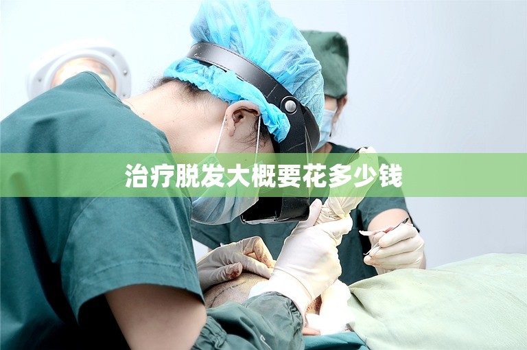 治疗脱发大概要花多少钱