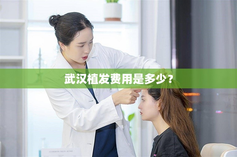 武汉植发费用是多少？