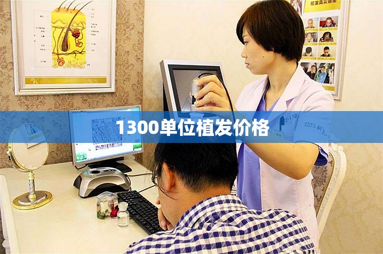 1300单位植发价格