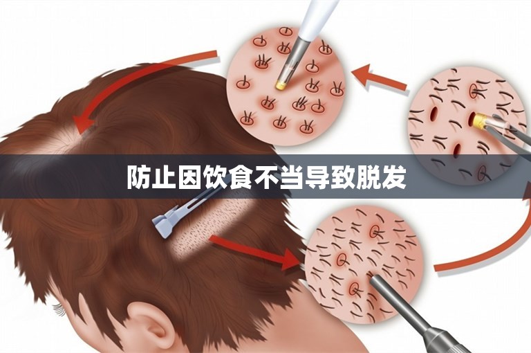 防止因饮食不当导致脱发