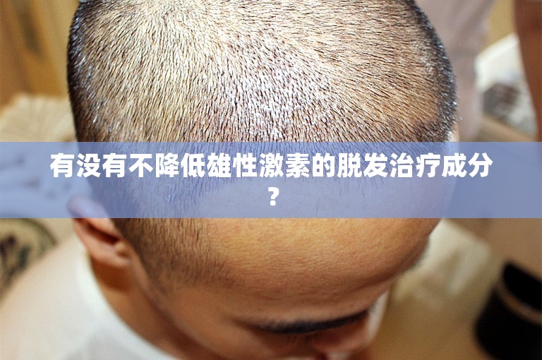 有没有不降低雄性激素的脱发治疗成分？