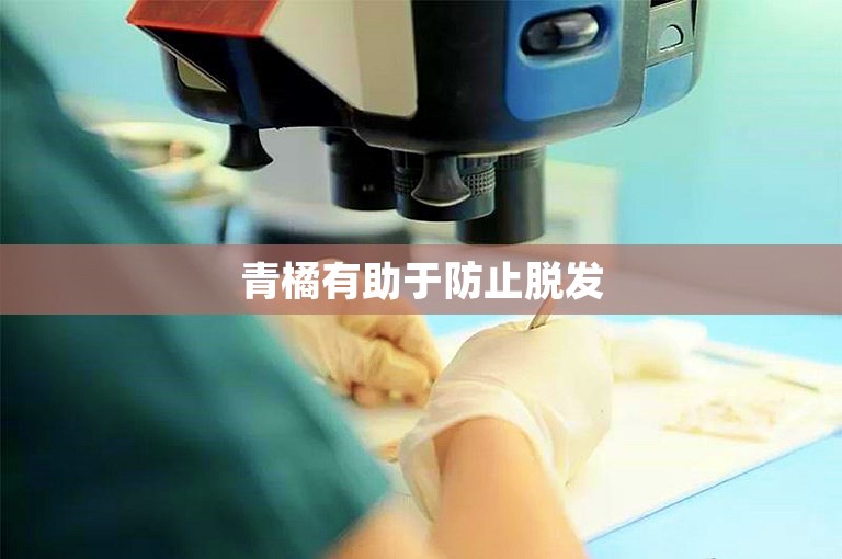 青橘有助于防止脱发