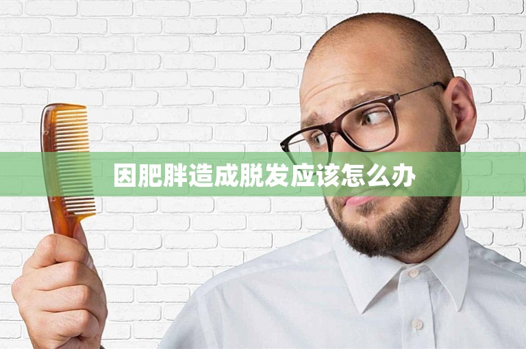 因肥胖造成脱发应该怎么办