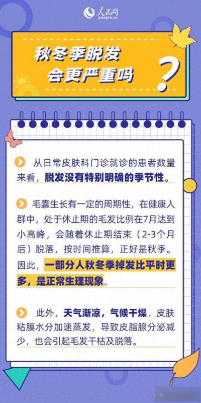 秋冬季=脱发季？防脱发攻略来了