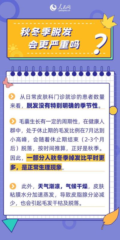 秋冬季＝脱发季？防脱发攻略来了