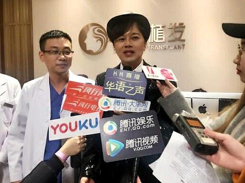 台湾有名歌手欧得洋亲临杭州新生植发