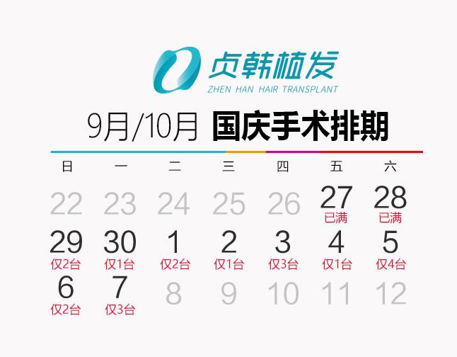 十一黄金周想来贞韩做植发院长说有难度！
