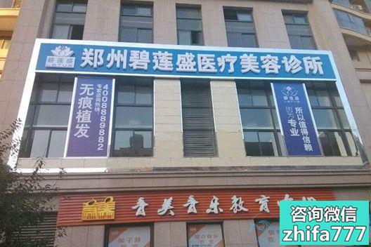 郑州碧莲盛种植单侧眉多少钱？